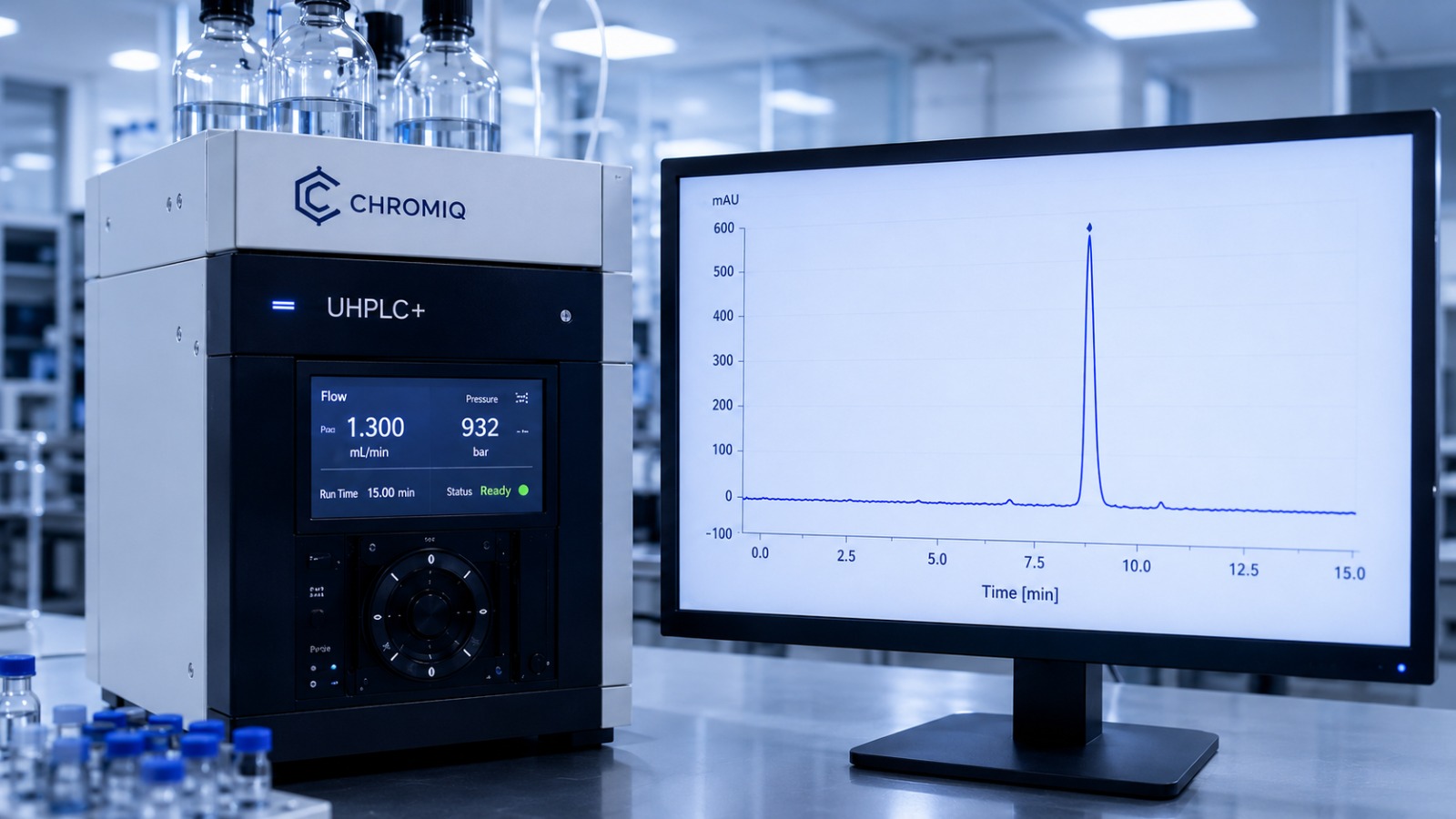 System HPLC-MS w laboratorium analitycznym